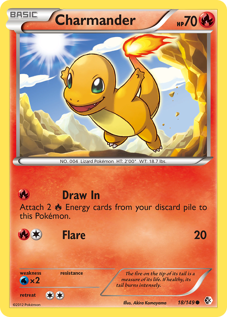 Charmander (18/149) [Black & White: Boundaries Crossed] | Odin's Place