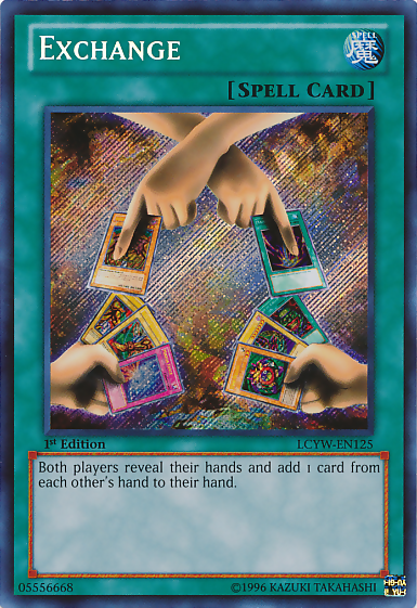Exchange [LCYW-EN125] Secret Rare | Odin's Place