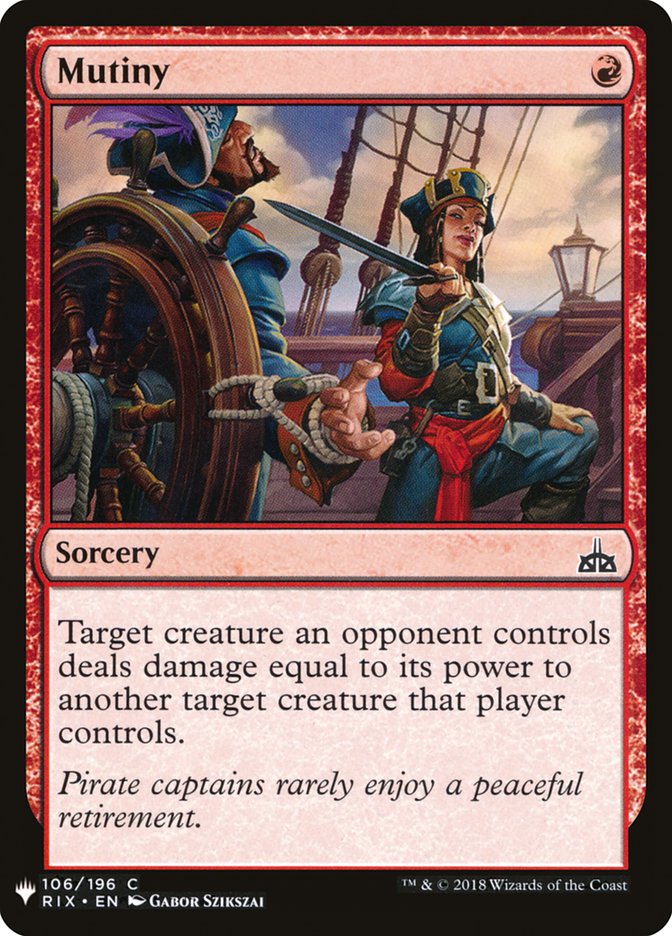 Mutiny [Mystery Booster] | Odin's Place