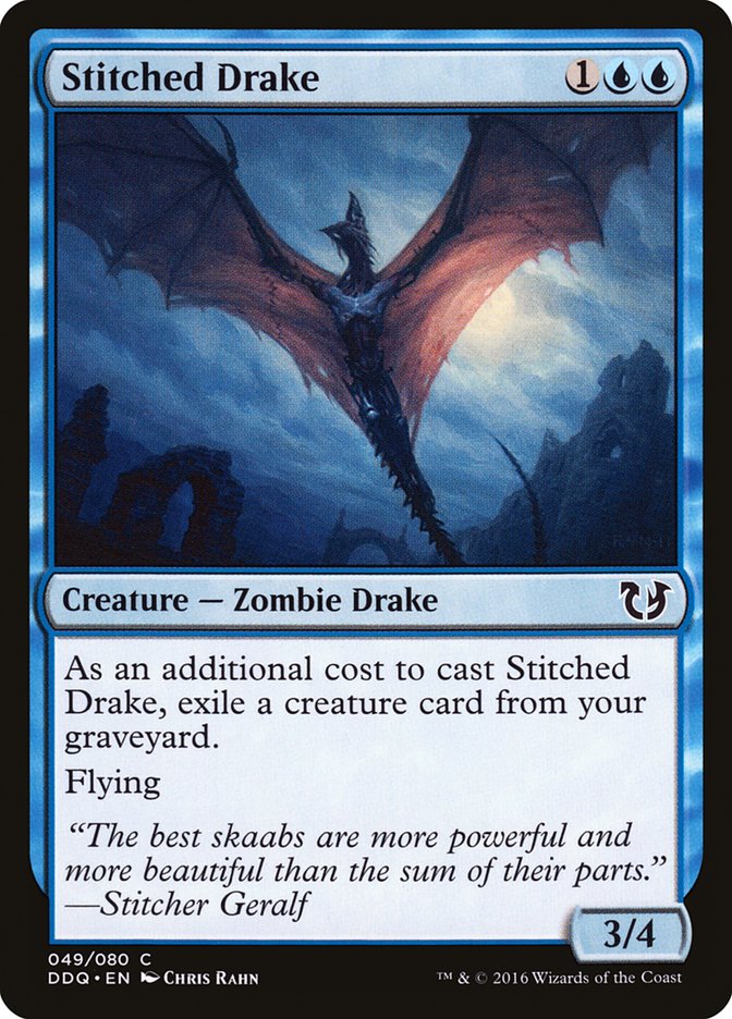 Stitched Drake (49) [Duel Decks: Blessed vs. Cursed] | Odin's Place