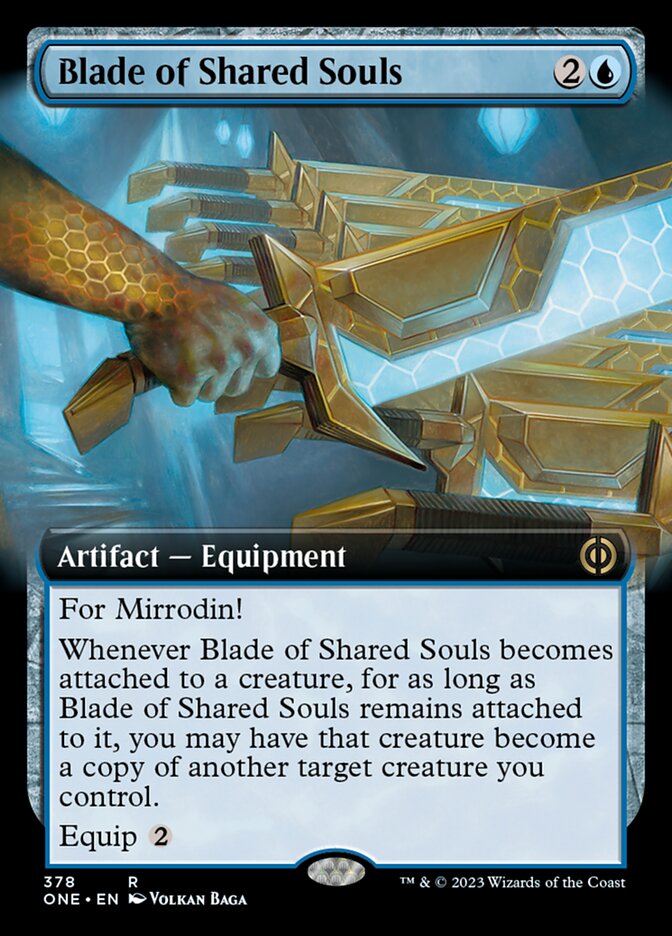 Blade of Shared Souls (Extended Art) [Phyrexia: All Will Be One] | Odin's Place