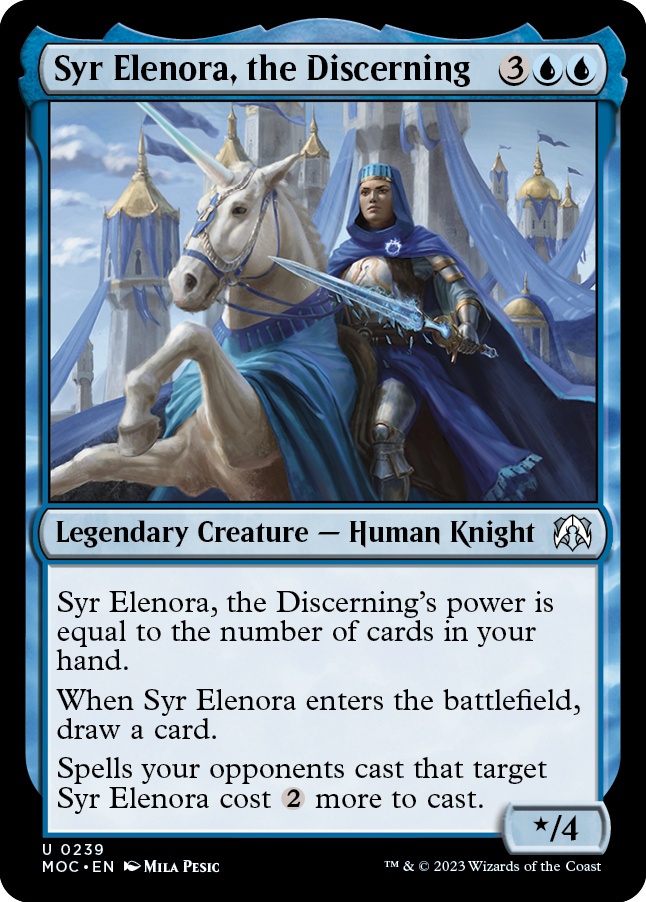 Syr Elenora, the Discerning [March of the Machine Commander] | Odin's Place