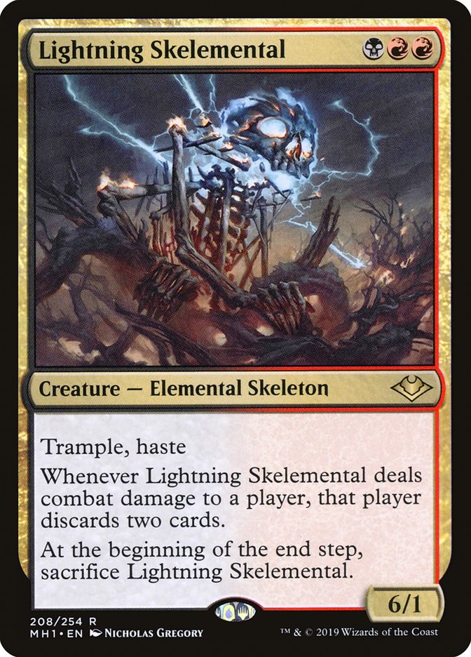 Lightning Skelemental (208) [Modern Horizons] | Odin's Place