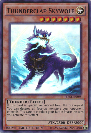 Thunderclap Skywolf [SECE-ENS08] Super Rare | Odin's Place
