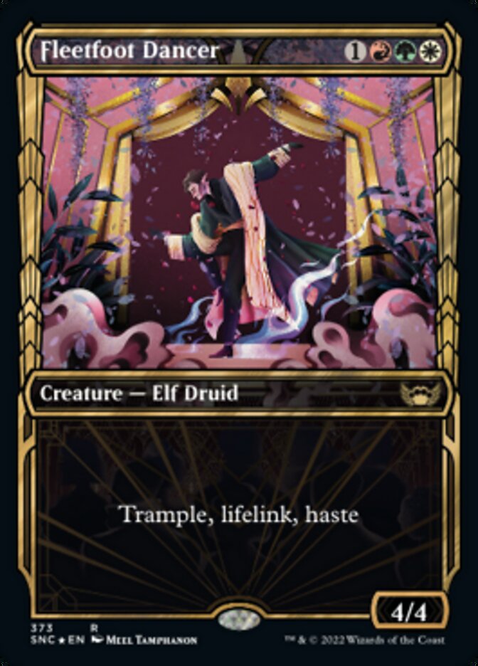 Fleetfoot Dancer (Showcase Golden Age Gilded Foil) [Streets of New Capenna] | Odin's Place