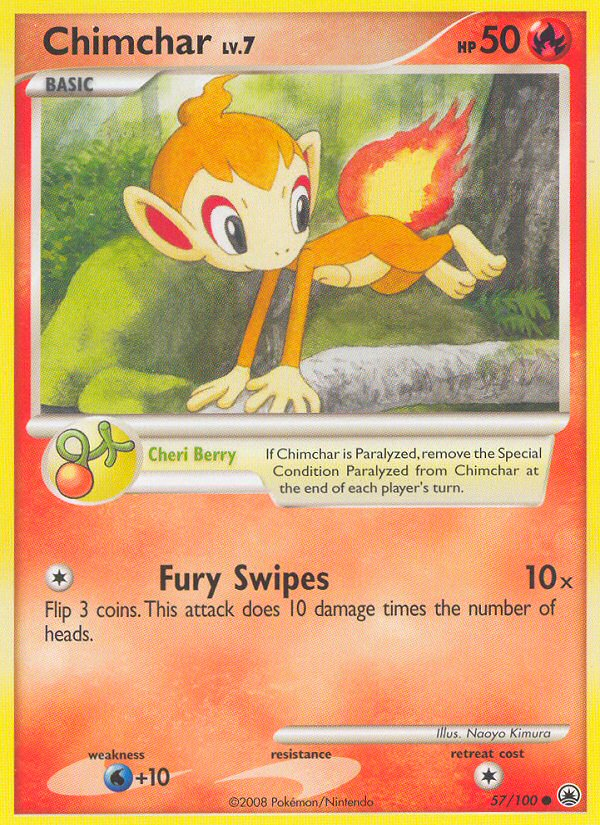 Chimchar (57/100) [Diamond & Pearl: Majestic Dawn] | Odin's Place