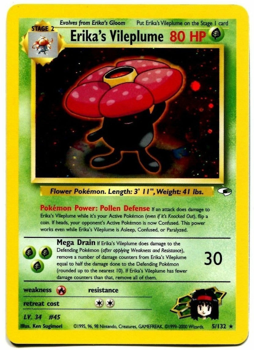 Erika's Vileplume (5/132) [Gym Heroes Unlimited] | Odin's Place