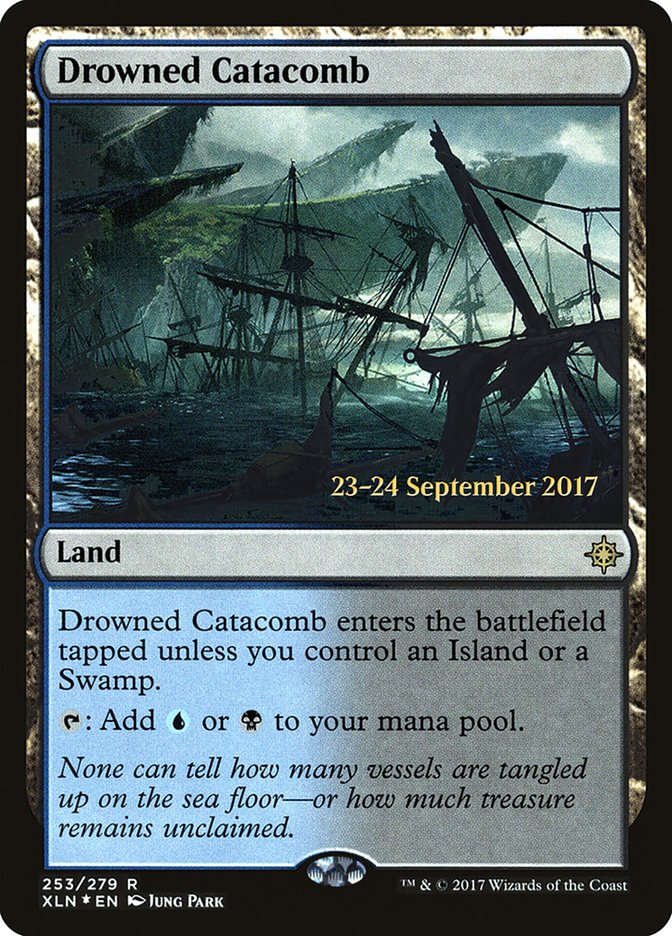 Drowned Catacomb (253) [Ixalan Prerelease Promos] | Odin's Place