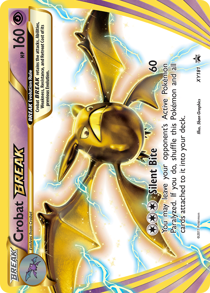 Crobat BREAK (XY181) [XY: Black Star Promos] | Odin's Place