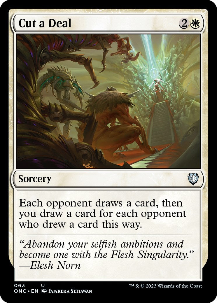 Cut a Deal [Phyrexia: All Will Be One Commander] | Odin's Place