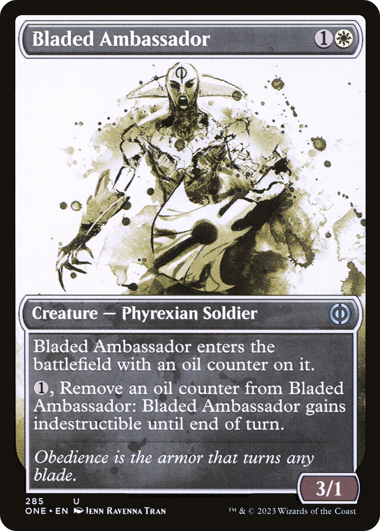 Bladed Ambassador (Showcase Ichor) [Phyrexia: All Will Be One] | Odin's Place