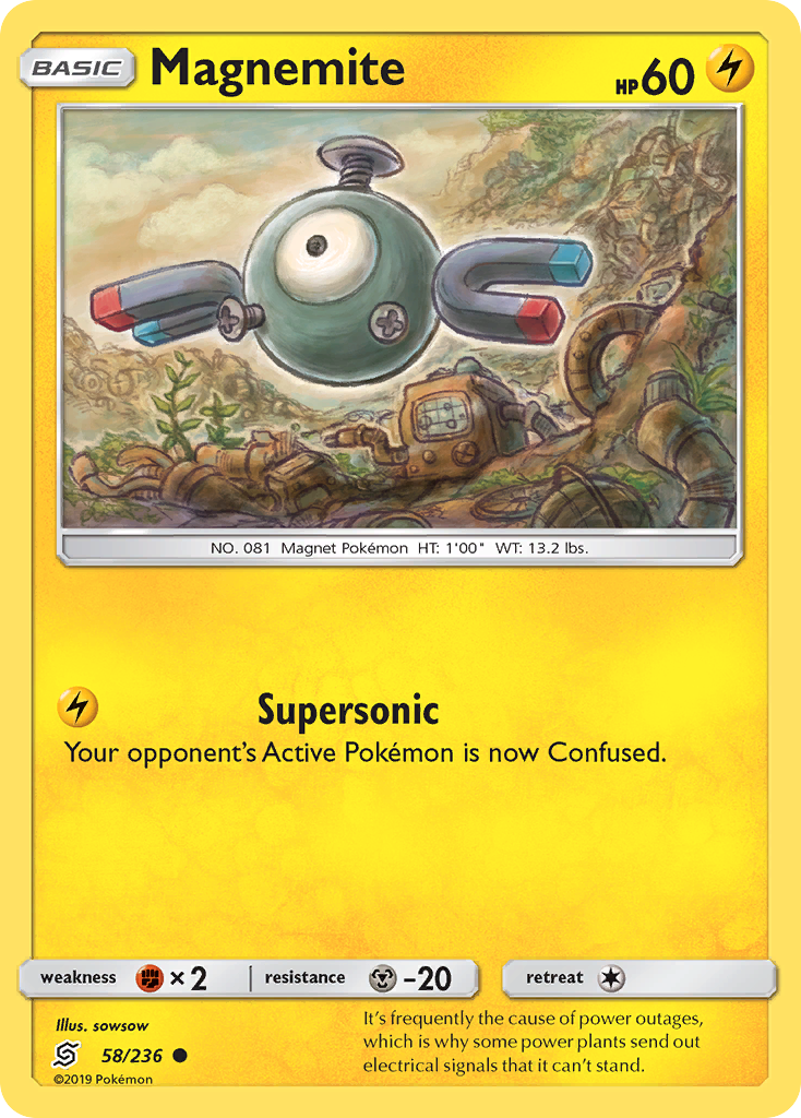 Magnemite (58/236) [Sun & Moon: Unified Minds] | Odin's Place