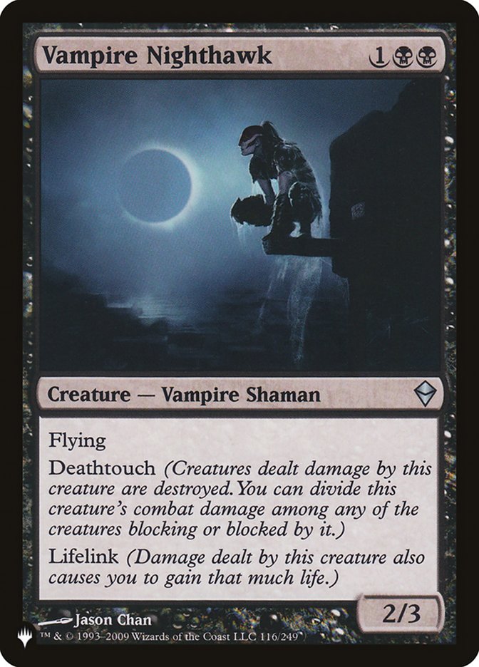 Vampire Nighthawk [The List] | Odin's Place