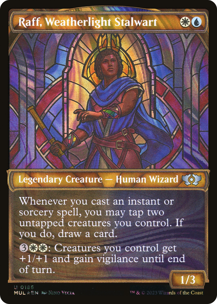 Raff, Weatherlight Stalwart (Halo Foil) [Multiverse Legends] | Odin's Place