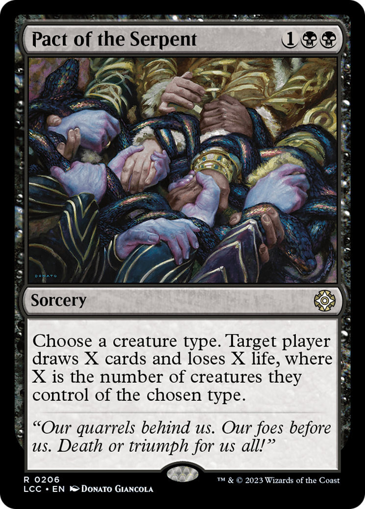 Pact of the Serpent [The Lost Caverns of Ixalan Commander] | Odin's Place