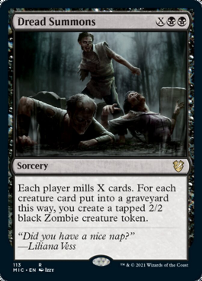 Dread Summons [Innistrad: Midnight Hunt Commander] | Odin's Place
