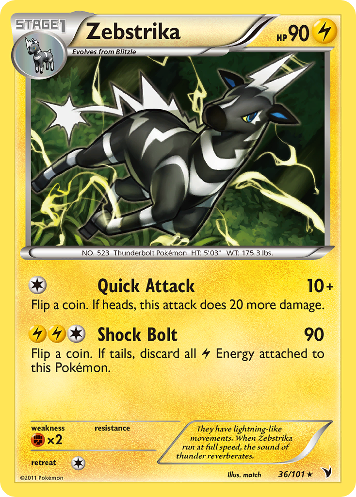 Zebstrika (36/101) [Black & White: Noble Victories] | Odin's Place
