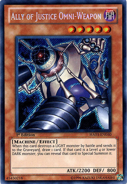Ally of Justice Omni-Weapon [HA03-EN050] Secret Rare | Odin's Place