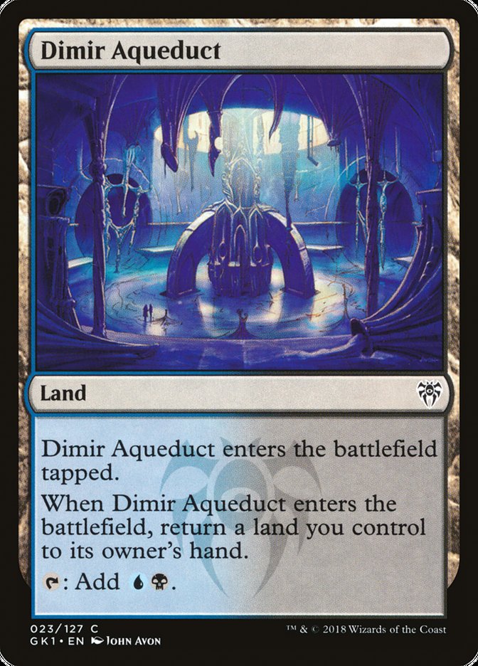 Dimir Aqueduct (23) [Guilds of Ravnica Guild Kit] | Odin's Place