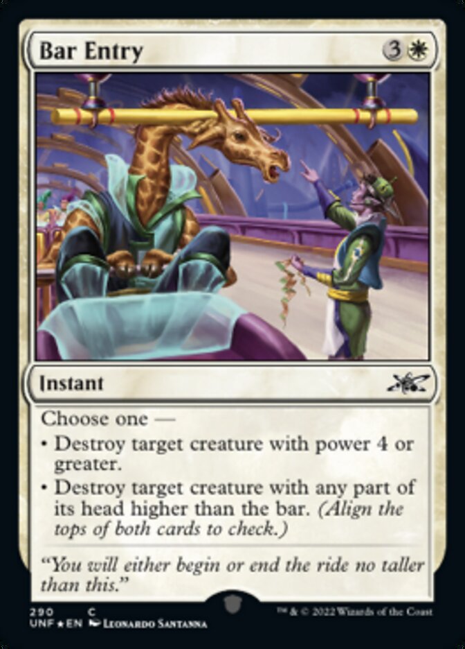 Bar Entry (Galaxy Foil) [Unfinity] | Odin's Place