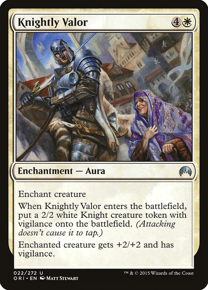 Knightly Valor (22) [Magic Origins] | Odin's Place