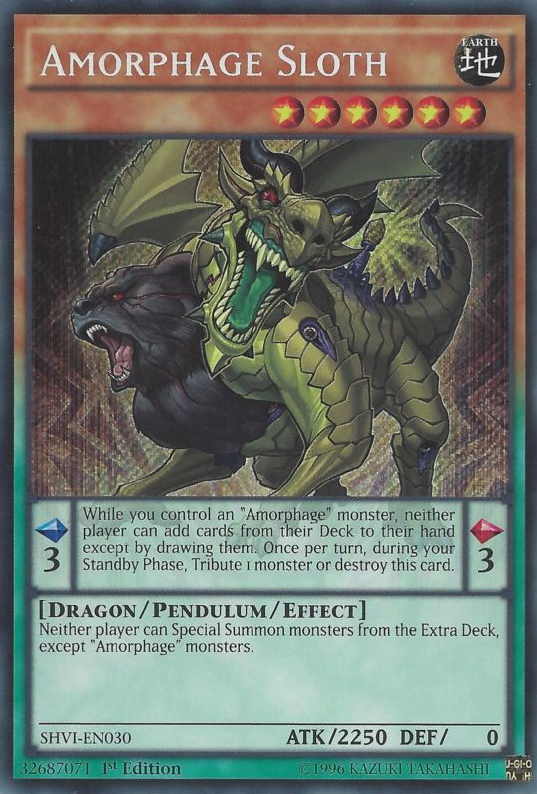 Amorphage Sloth [SHVI-EN030] Secret Rare | Odin's Place