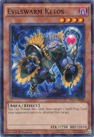 Evilswarm Ketos [BP03-EN098] Shatterfoil Rare | Odin's Place