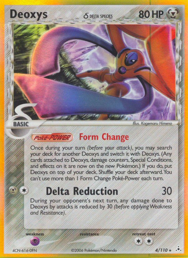 Deoxys (4/110) (Delta Species) [EX: Holon Phantoms] | Odin's Place