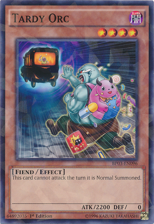 Tardy Orc [BP03-EN096] Shatterfoil Rare | Odin's Place