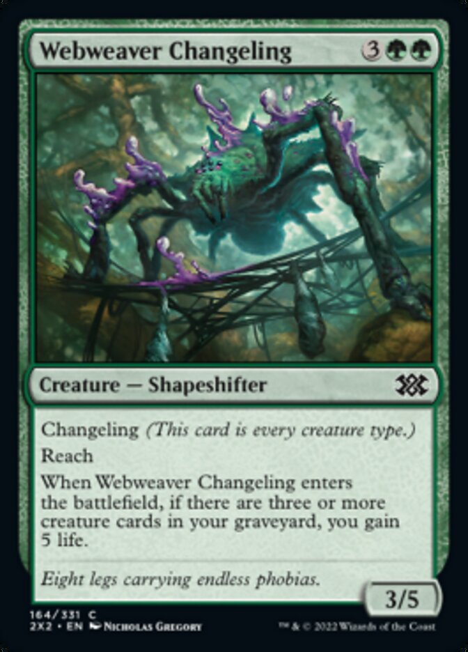 Webweaver Changeling [Double Masters 2022] | Odin's Place