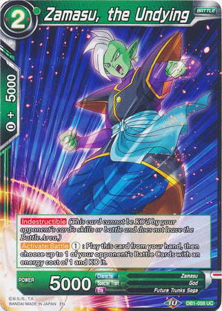 Zamasu, the Undying (DB1-058) [Dragon Brawl] | Odin's Place
