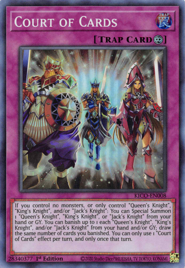 Court of Cards (Super Rare) [KICO-EN008] Super Rare | Odin's Place
