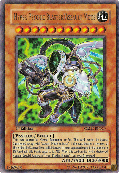 Hyper Psychic Blaster/Assault Mode [CRMS-EN020] Ultra Rare | Odin's Place