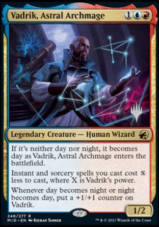 Vadrik, Astral Archmage (Promo Pack) [Innistrad: Midnight Hunt Promos] | Odin's Place