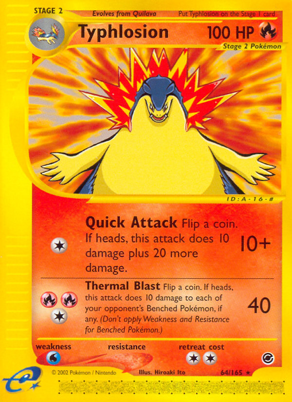 Typhlosion (64/165) [Expedition: Base Set] | Odin's Place