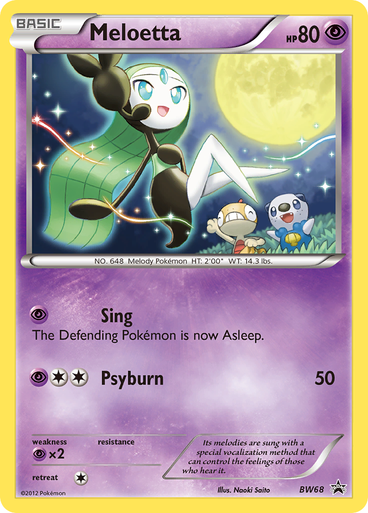Meloetta (BW68) [Black & White: Black Star Promos] | Odin's Place