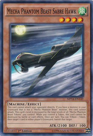 Mecha Phantom Beast Sabre Hawk [MP14-EN149] Common | Odin's Place