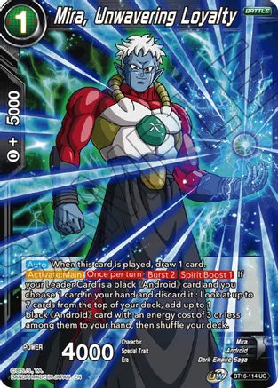 Mira, Unwavering Loyalty (BT16-114) [Realm of the Gods] | Odin's Place
