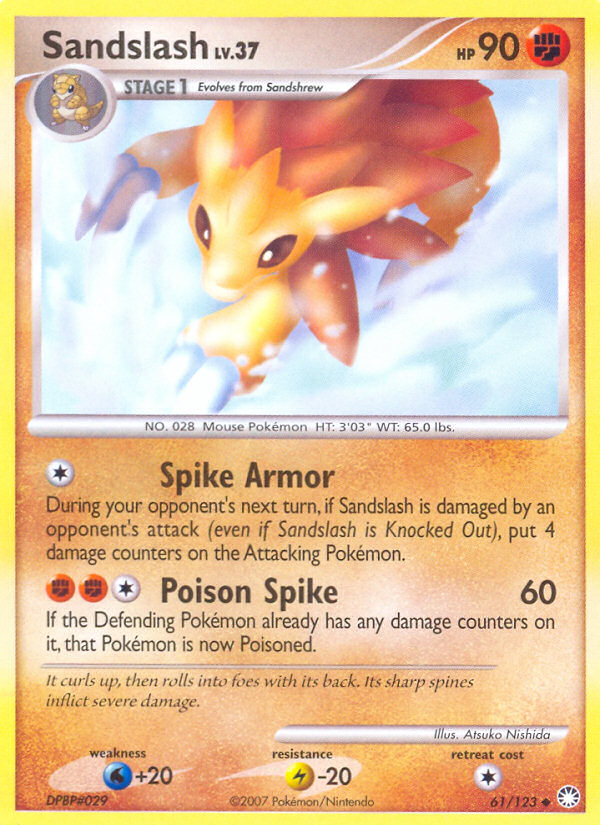 Sandslash (61/123) [Diamond & Pearl: Mysterious Treasures] | Odin's Place