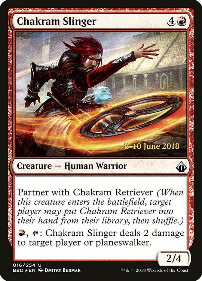 Chakram Slinger (16) [Battlebond Prerelease Promos] | Odin's Place