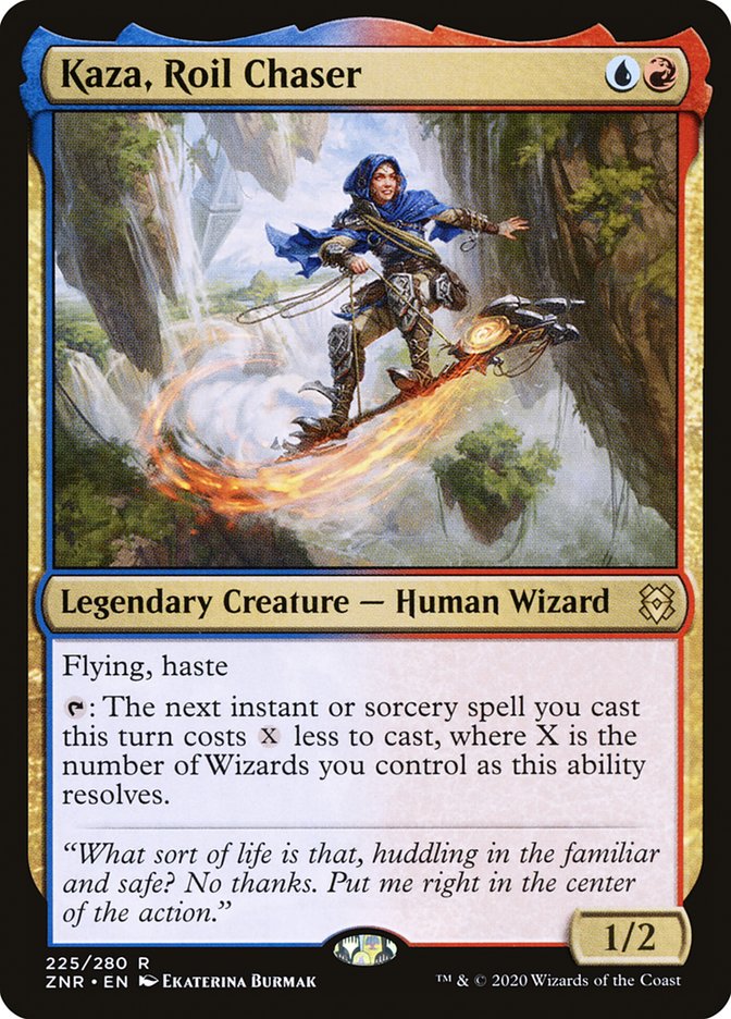 Kaza, Roil Chaser [Zendikar Rising] | Odin's Place