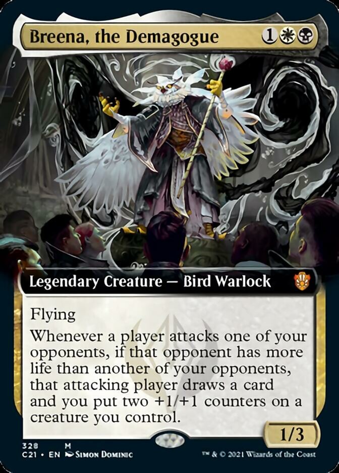 Breena, the Demagogue (Extended Art) [Commander 2021] | Odin's Place
