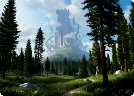 Forest (278) Art Card [Dungeons & Dragons: Adventures in the Forgotten Realms Art Series] | Odin's Place