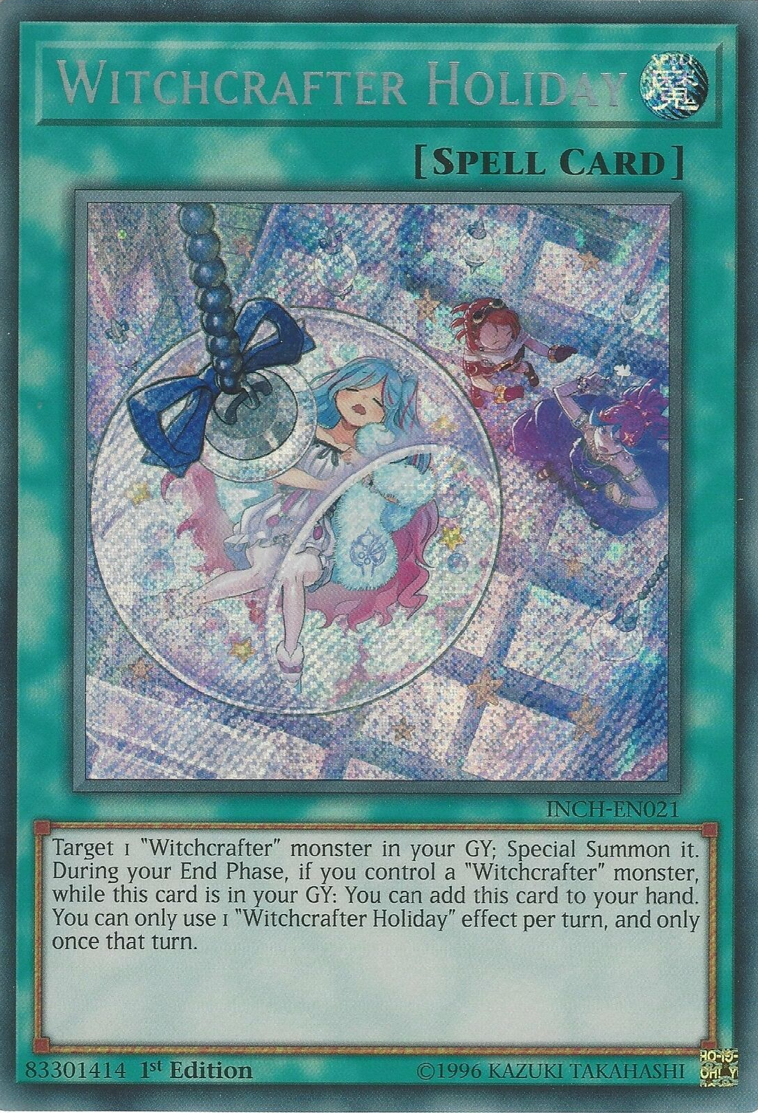 Witchcrafter Holiday [INCH-EN021] Secret Rare | Odin's Place
