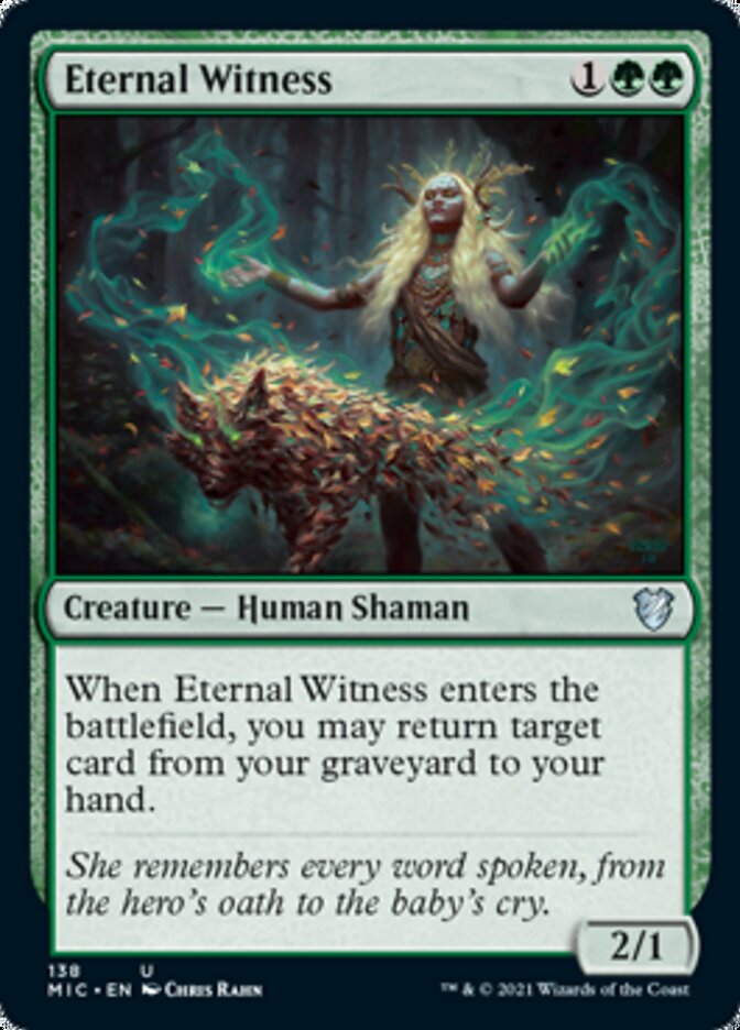 Eternal Witness [Innistrad: Midnight Hunt Commander] | Odin's Place