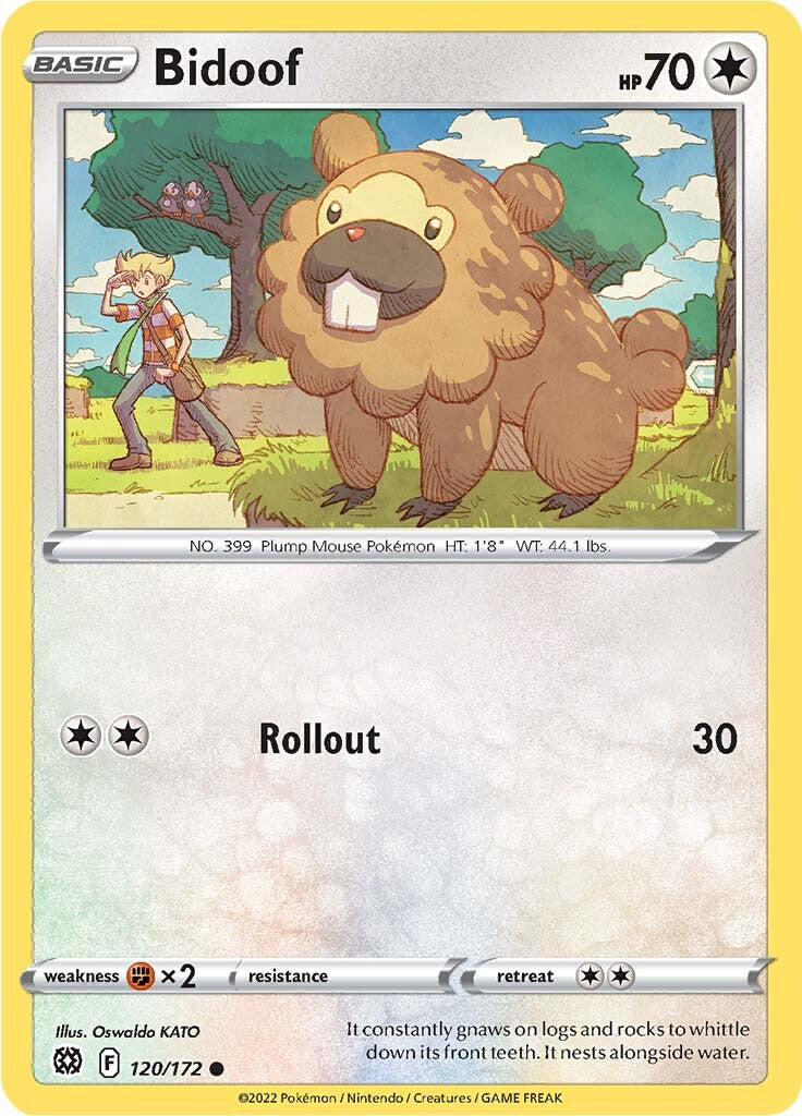Bidoof (120/172) [Sword & Shield: Brilliant Stars] | Odin's Place