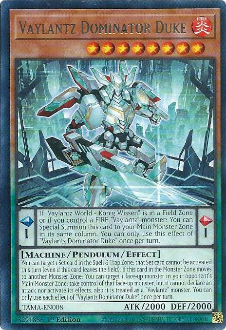 Vaylantz Dominator Duke [TAMA-EN008] Rare | Odin's Place