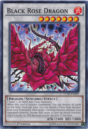 Black Rose Dragon [LC5D-EN099] Common | Odin's Place