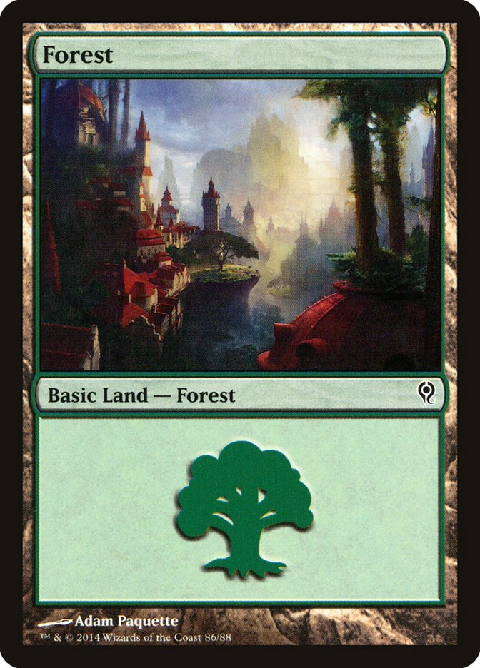Forest (86) [Duel Decks: Jace vs. Vraska] | Odin's Place