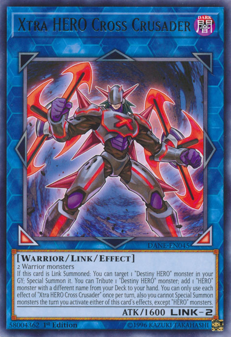 Xtra HERO Cross Crusader [DANE-EN045] Rare | Odin's Place